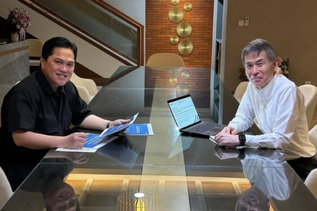 Erick Thohir bertemu Komite Wasit Negeri Sakura bahas pengembangan perwasitan