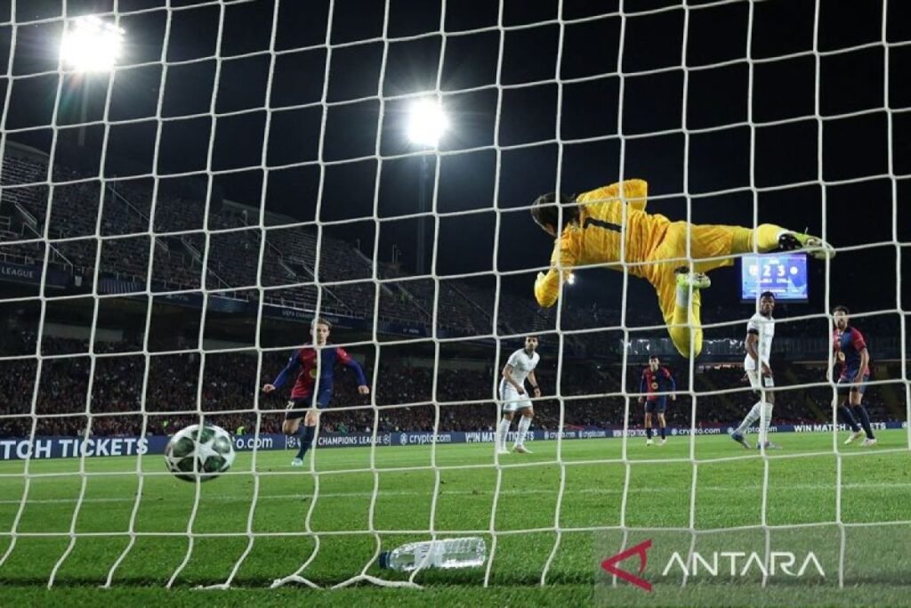 Barcelona dipaksa imbang 3-3 oleh Inter Milan