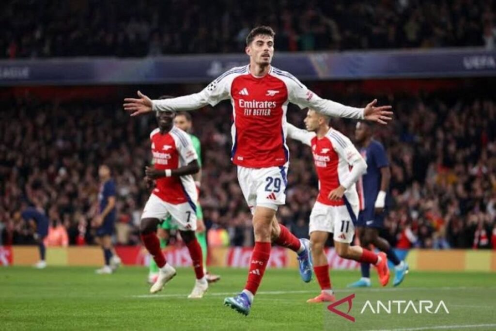 Havertz juga juga Jorginho berpeluang perkuat Arsenal dalam di leg kedua lawan PSG