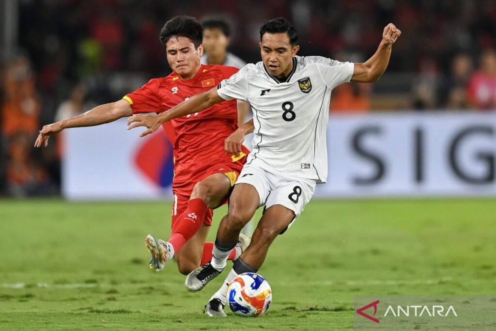 Vietnam cetak gol, Timnas Indonesia tertinggal 0-1 pada menit ke-36