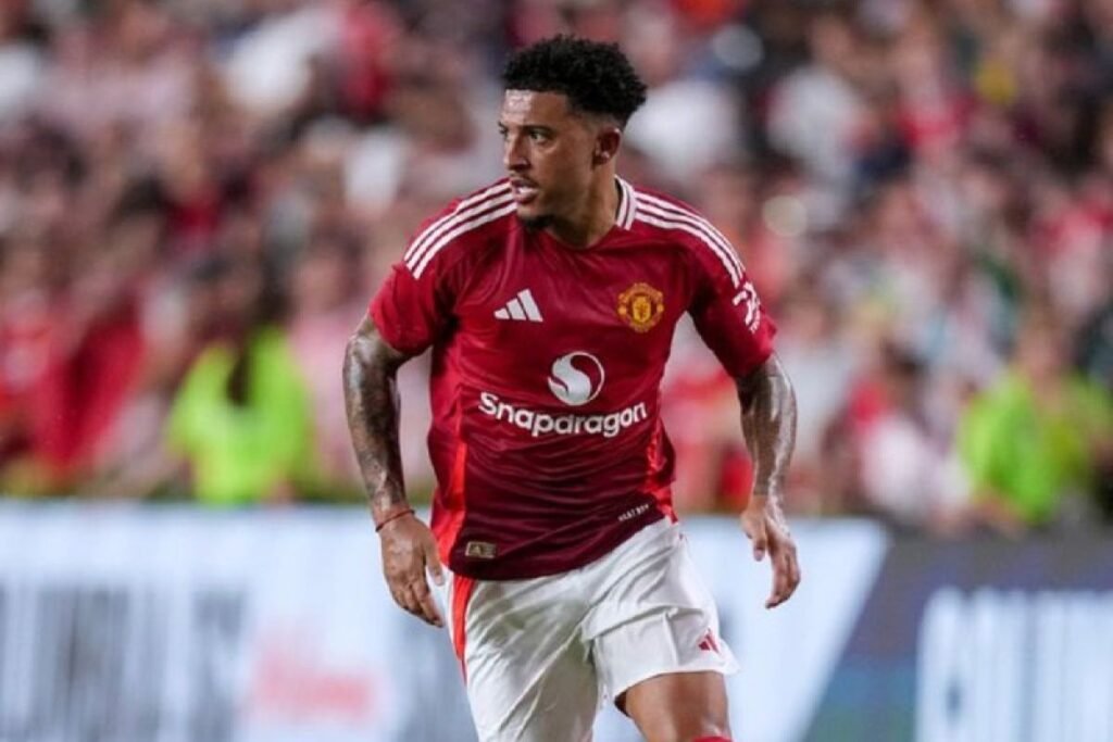 Winger Manchester United Jadon Sancho dikabarkan tolak tawaran Negeri Paman Sam Roma