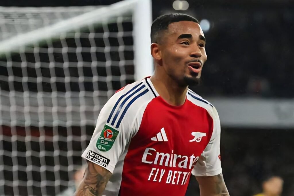 Gabriel Jesus tiada masuk skuad Arsenal untuk Kompetisi Champions 2025/26