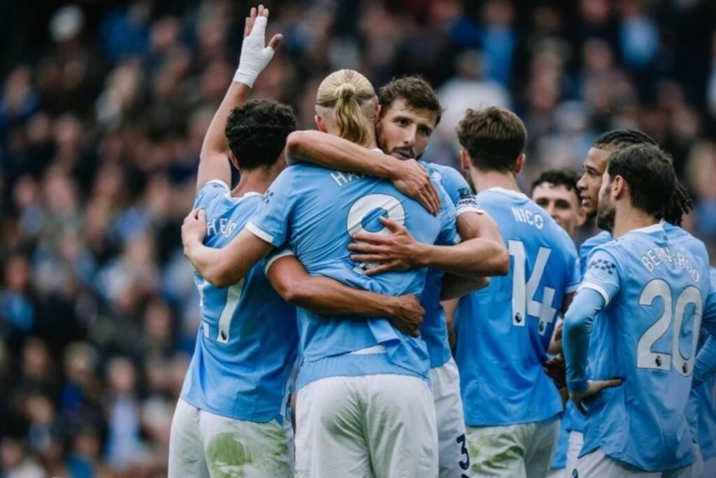 Haaland dua gol, Manchester City menang telak 5-1 menghadapi Burnley