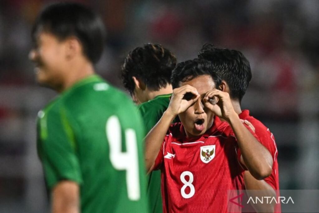 Rayhan Hannan tambah keunggulan Indonesia U23 menjadi 3-0 melawan Makau