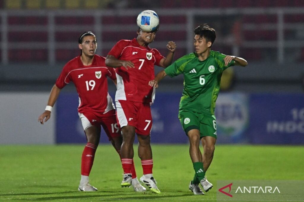Timnas U-23 Indonesia unggul 2-0 berhadapan dengan Makau pada fase pertama