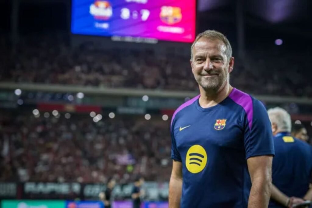 Kalah di Kejuaraan Champions, Flick akui Barcelona belum selevel dengan PSG