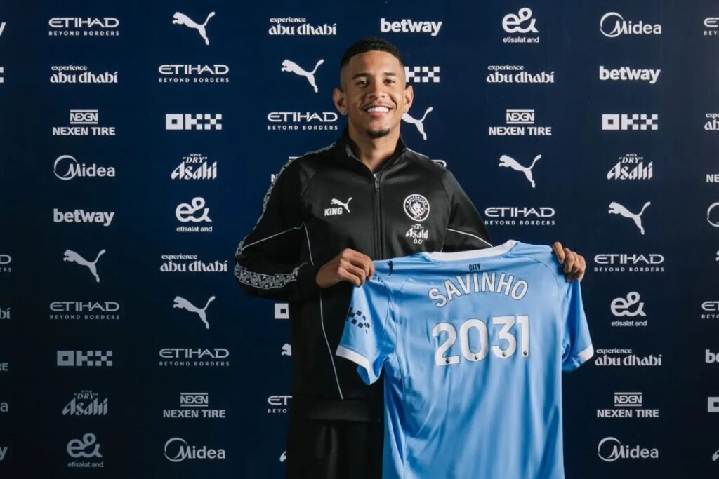 Manchester City perpanjang kontrak Savinho hingga 2031
