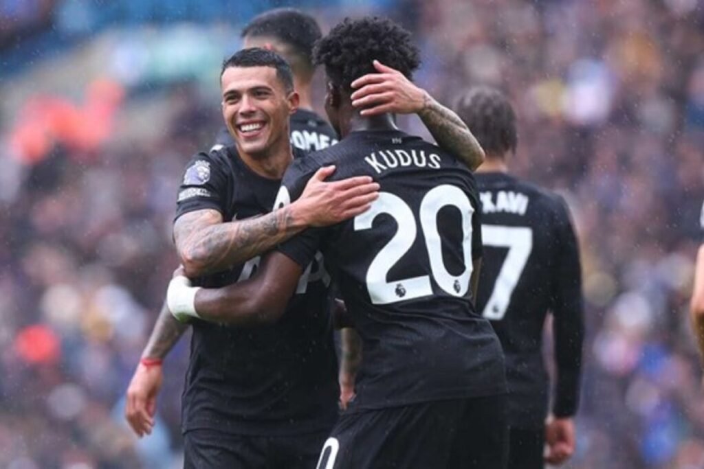Gol Kudus amankan kemenangan 2-1 Tottenhan Hotspur menghadapi Leeds United