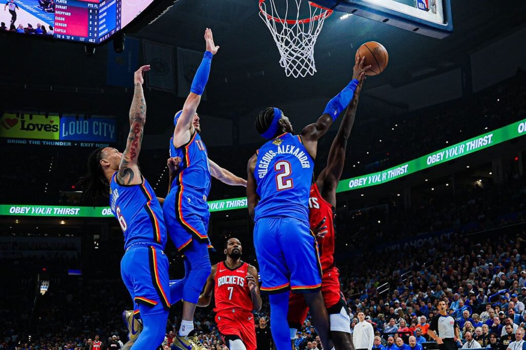 Thunder menang dramatis 125-124 lawan Rockets lewat “overtime”