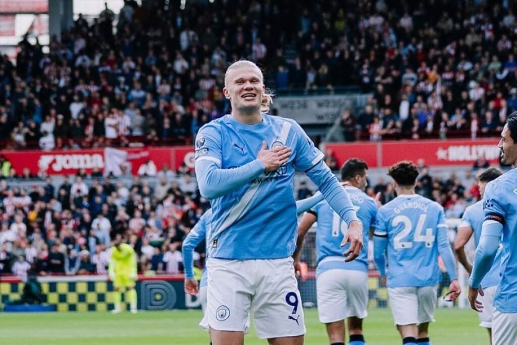 Dua gol Haaland antar Manchester City puncaki klasemen Turnamen Inggris