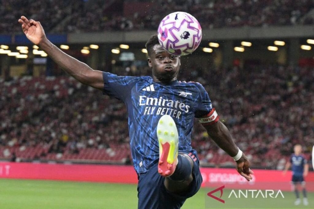 Martinelli juga Saka menangkan Arsenal berhadapan dengan Olympiakos