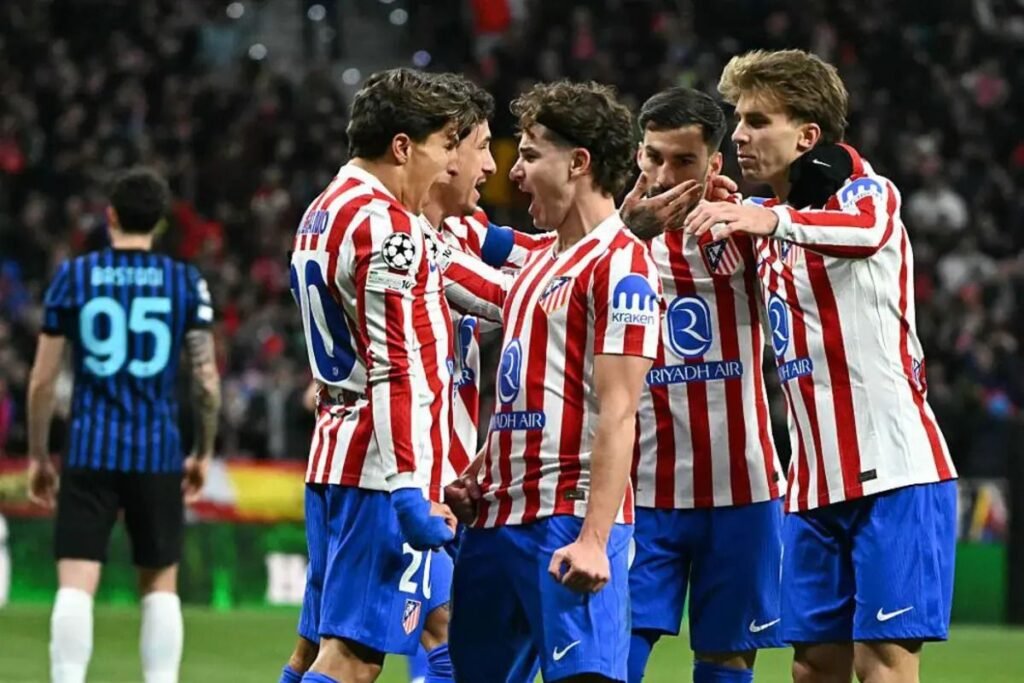 Gol dramatis Gimenez menangkan Atletico Madrid 2-1 berjuang melawan Inter Milan