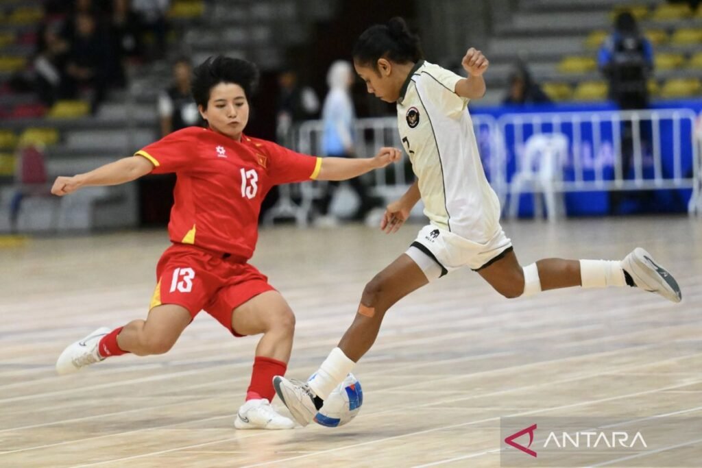 Futsal putri Tanah Air harus puas berkalung medali perak SEA Games