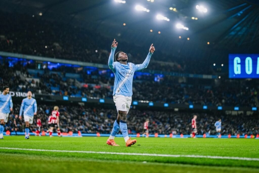 Manchester City bantai kelompok divisi tiga Exeter City 10-1