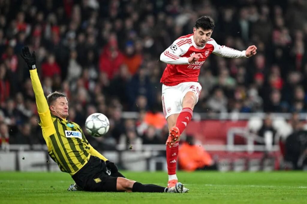 Arsenal sempurna pada fase liga usai taklukkan Kairat Almaty 3-2