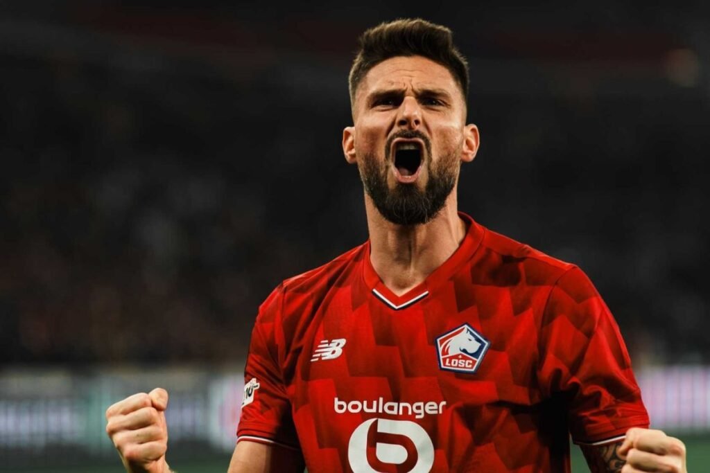 Gol Giroud bawa Lille ke playoff Kompetisi Europa usai menang berperang melawan Freiburg