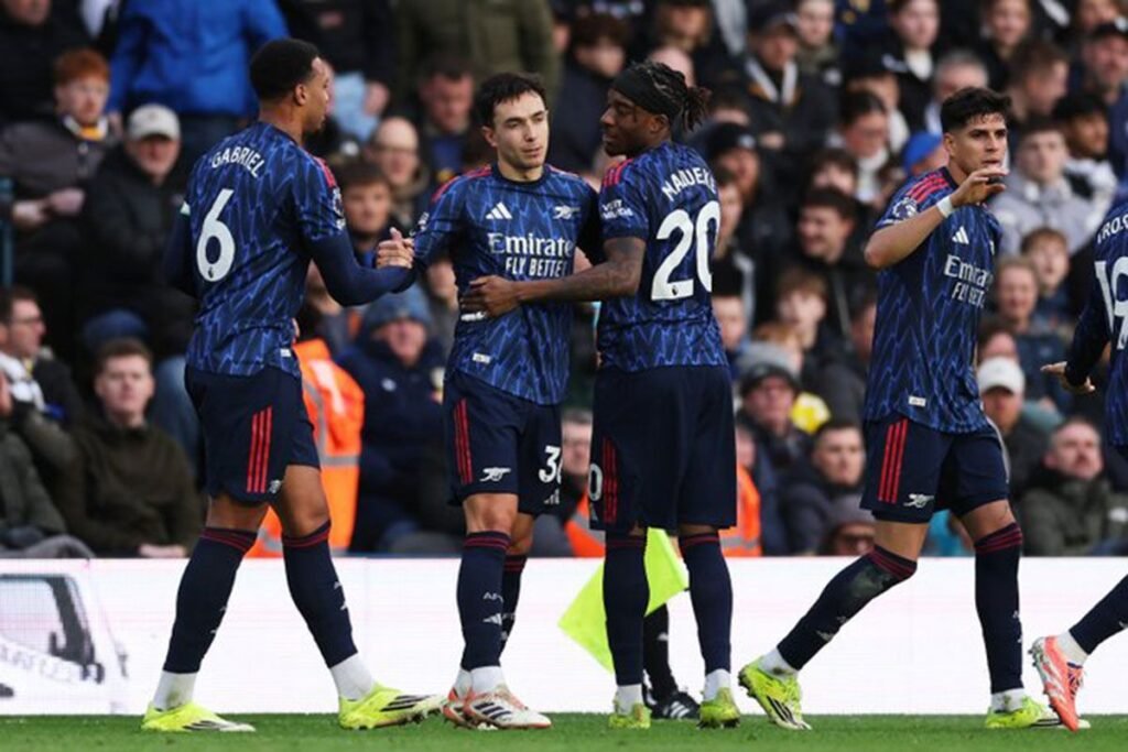 Arsenal pesta gol pada Leeds, unggul tujuh poin Turnamen Inggris